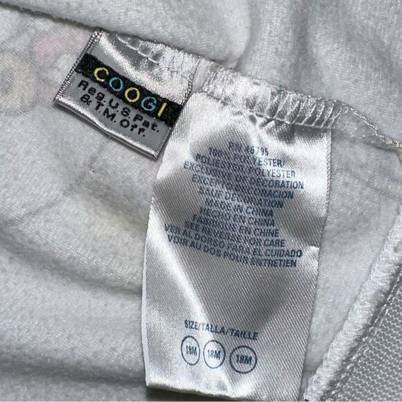 Coogi Y2K Baby Bee Multicolor Logo Bee Pattern Full Zip Jacket Size 18M - Picture 8 of 16